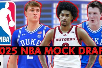 2025 NBA Mock Draft: Cooper Flagg Takes the Top Spot with Two More Duke Stars Joining the Lottery!