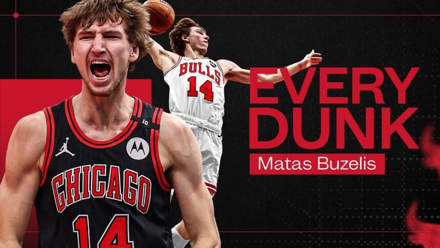 Unleashing the Rim: Every Jaw-Dropping Dunk from Matas Buzelis’ Rookie Season! 💥