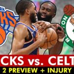 Knicks vs. Celtics Showdown: New York Leads 2-0, But Boston Holds the Edge in Odds!