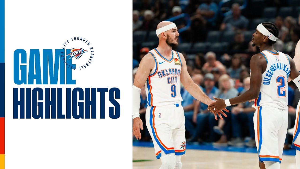 Oklahoma City Thunder vs Indiana Pacers | Thrilling Final Score ...