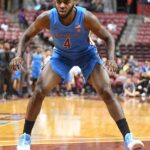 Patrick Williams splashes a deep three