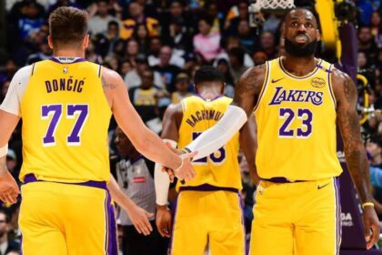 Here are several engaging rewrites you can use:

1. Shorthanded Lakers Rally to Upset Trail Blazers  
2. Undermanned Lakers Stage Gritty Comeback Over Trail Blazers  
3. Lakers Overcome Adversity, Topple Trail Blazers in Thriller  
4. Resilient Lakers Ral
